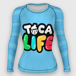 Рашгард женский Toca Life: Logo, цвет: 3D-принт