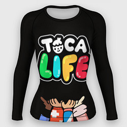 Рашгард женский Toca Life: Friends, цвет: 3D-принт