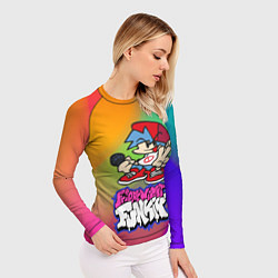Рашгард женский BOYFRIEND FRIDAY NIGHT FUNKIN, цвет: 3D-принт — фото 2
