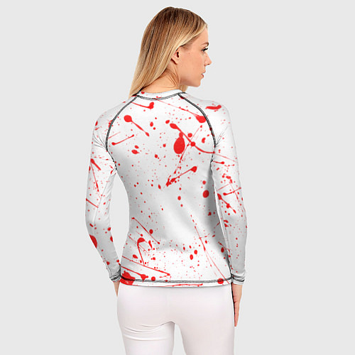 Женский рашгард BERSERK брызги краски / 3D-принт – фото 4