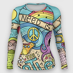 Женский рашгард All you need is The Beatles