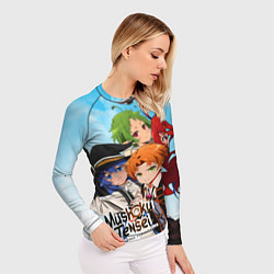 Рашгард женский Реинкарнация безработного главные герои, цвет: 3D-принт — фото 2