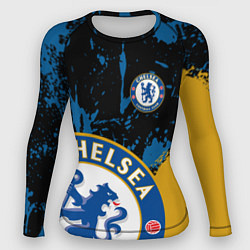 Рашгард женский ЧЕЛСИ CHELSEA GOLDEN LOGO, цвет: 3D-принт