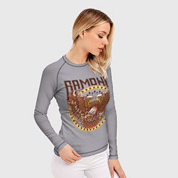 Рашгард женский Ramones Eagle, цвет: 3D-принт — фото 2