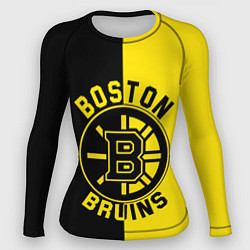 Рашгард женский Boston Bruins, Бостон Брюинз, цвет: 3D-принт