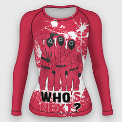 Женский рашгард Squid game: Whos Next?Кто следующий?