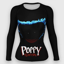 Рашгард женский Poppy Playtime: Huggy Wuggy, цвет: 3D-принт