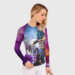 Рашгард женский GenShin, цвет: 3D-принт — фото 2