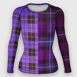 Женский рашгард Purple Checkered