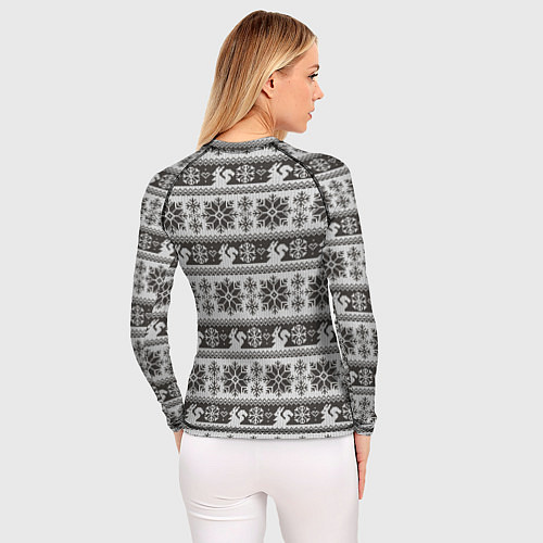 Женский рашгард Squirrel Pattern / 3D-принт – фото 4