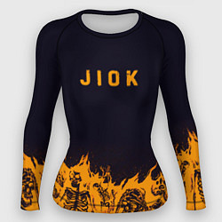 Женский рашгард Jiok пламя