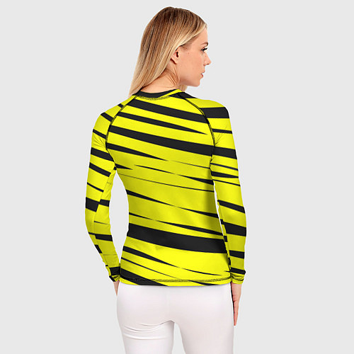 Женский рашгард Пикачу Полосы / 3D-принт – фото 4
