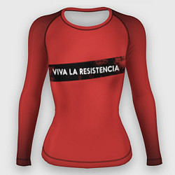 Рашгард женский VIVA LA RESISTENCIA, цвет: 3D-принт