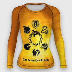 Рашгард женский Все 7 смертных грехов, цвет: 3D-принт