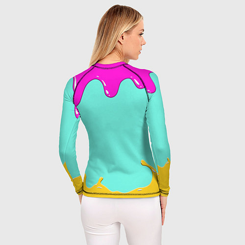 Женский рашгард Deltarune - Подтёки / 3D-принт – фото 4