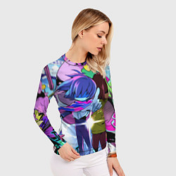 Рашгард женский Deltarune - Легенда о Руне Дельта, цвет: 3D-принт — фото 2