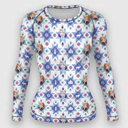 Рашгард женский Pattern Frozen, цвет: 3D-принт