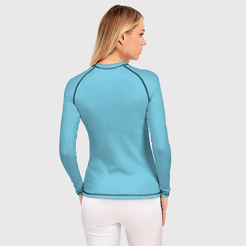 Женский рашгард Веселая хаски / 3D-принт – фото 4