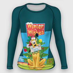 Рашгард женский Winter Wishes, цвет: 3D-принт