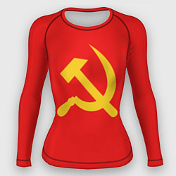 Рашгард женский Красный Советский союз, цвет: 3D-принт