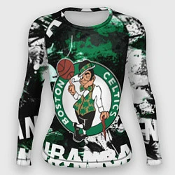 Рашгард женский Бостон Селтикс , Boston Celtics, цвет: 3D-принт