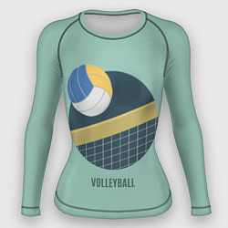 Рашгард женский Volleyball Спорт, цвет: 3D-принт