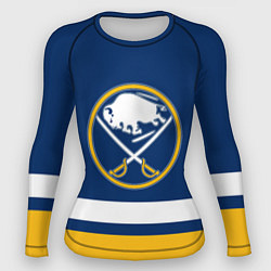 Рашгард женский Buffalo Sabres, Баффало Сейберз, цвет: 3D-принт