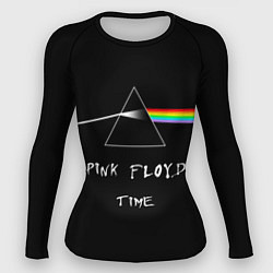 Рашгард женский PINK FLOYD TIME ПИНК ФЛОЙД ЛОГОТИП, цвет: 3D-принт