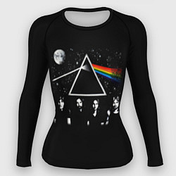 Рашгард женский PINK FLOYD LOGO ПИНК ФЛОЙД НЕБО, цвет: 3D-принт