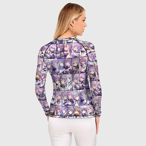 Женский рашгард Genshin Impact Keqing Гениш Импакт Кецин / 3D-принт – фото 4