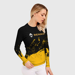 Рашгард женский Renault гранж, цвет: 3D-принт — фото 2