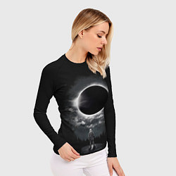 Рашгард женский Затмение Eclipse, цвет: 3D-принт — фото 2