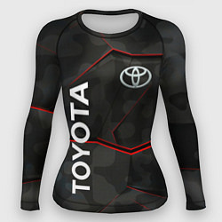 Рашгард женский Toyota sport auto, цвет: 3D-принт