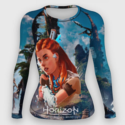 Рашгард женский Aloy Horizon, цвет: 3D-принт