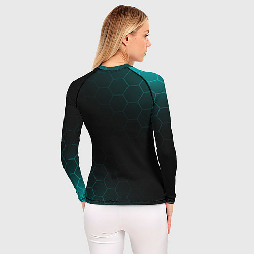 Женский рашгард ТЕСЛА TESLA / 3D-принт – фото 4