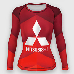 Рашгард женский Митсубиси mitsubishi, цвет: 3D-принт