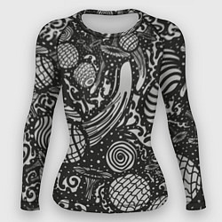 Рашгард женский Узор Дух вселенной, цвет: 3D-принт