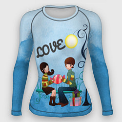 Рашгард женский !Surprise!, цвет: 3D-принт