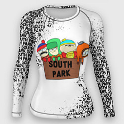 Рашгард женский Южный парк - персонажи South Park, цвет: 3D-принт