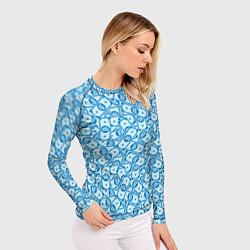 Рашгард женский Bitcoin деньги, цвет: 3D-принт — фото 2