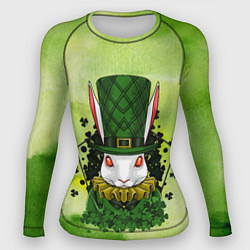 Рашгард женский Кролик в шляпе, цвет: 3D-принт