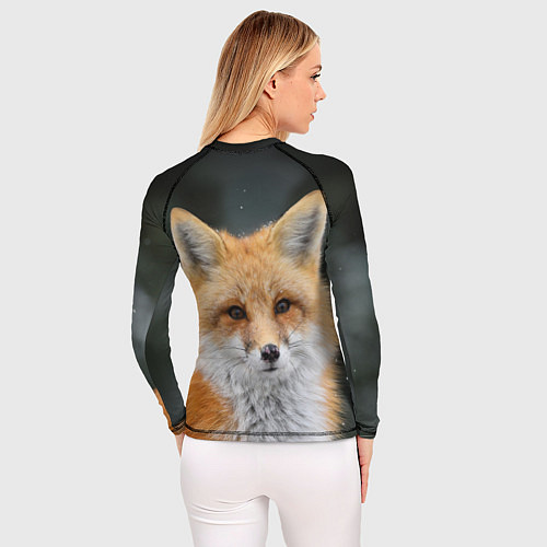 Женский рашгард Красавица Лиса / 3D-принт – фото 4