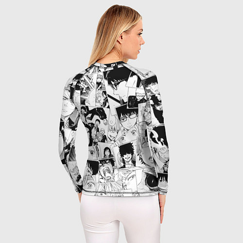 Женский рашгард Синий Экзорцист паттерн / 3D-принт – фото 4