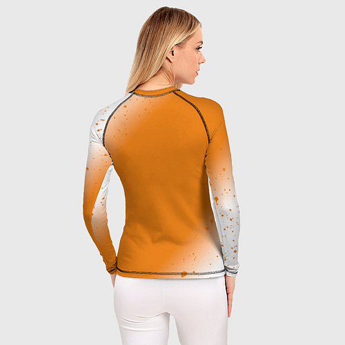 Женский рашгард ЛИСИЧКА Градиент / 3D-принт – фото 4