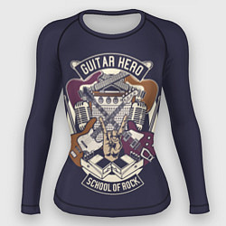 Рашгард женский Гитарист Рок Музыкант, цвет: 3D-принт