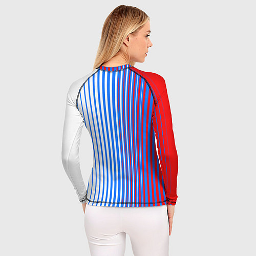 Женский рашгард ДЕНЬ ПОБЕДЫ ПЕРЕХОД / 3D-принт – фото 4