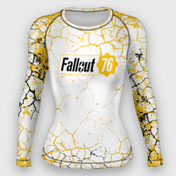 Рашгард женский Fallout 76 Жёлтая выжженная пустошь, цвет: 3D-принт