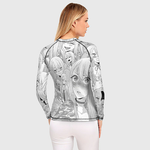 Женский рашгард Marin Kitagawa: Pencil Art / 3D-принт – фото 4
