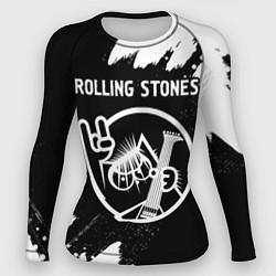 Рашгард женский Rolling Stones - КОТ - Краска, цвет: 3D-принт