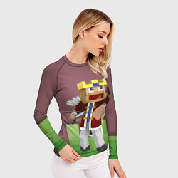 Рашгард женский Minecraft Hero Video game, цвет: 3D-принт — фото 2